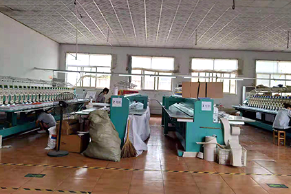 繡花部車間